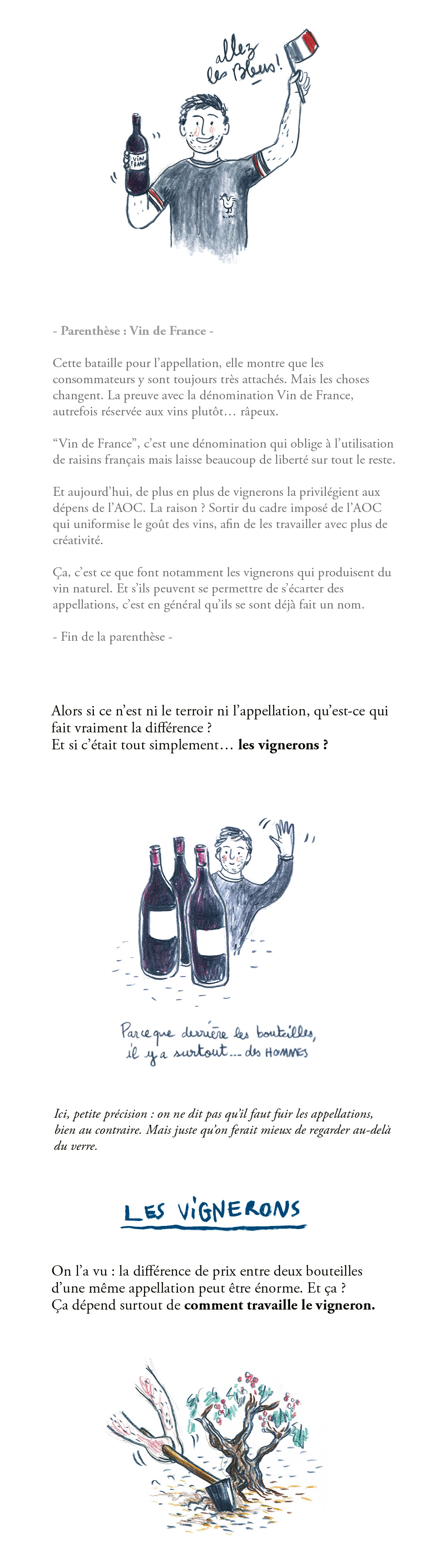 De plus en plus de vignerons privilégient la dénomination "Vin de France" à l'AOC