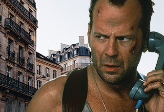 Virée dans Paris avec Bruce Willis