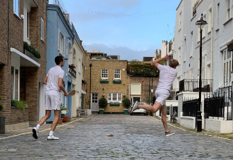 Street tennis dans tout Paris