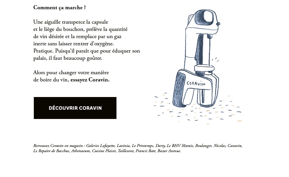 Découvrir Coravin