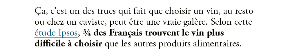 3/4 des Français trouvent le vin difficile à choisir (étude Ipsos)