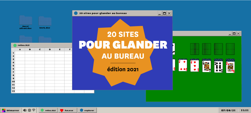 20 sites pour glander au bureau (ou pas)