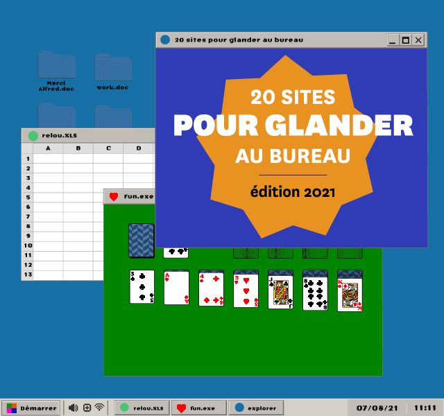 20 sites pour glander au bureau (ou pas)